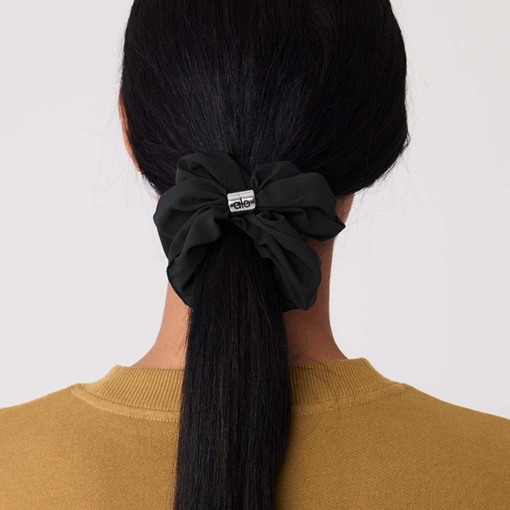 ALO Yoga Black Hair Scrunchie - Picture 4 of 4